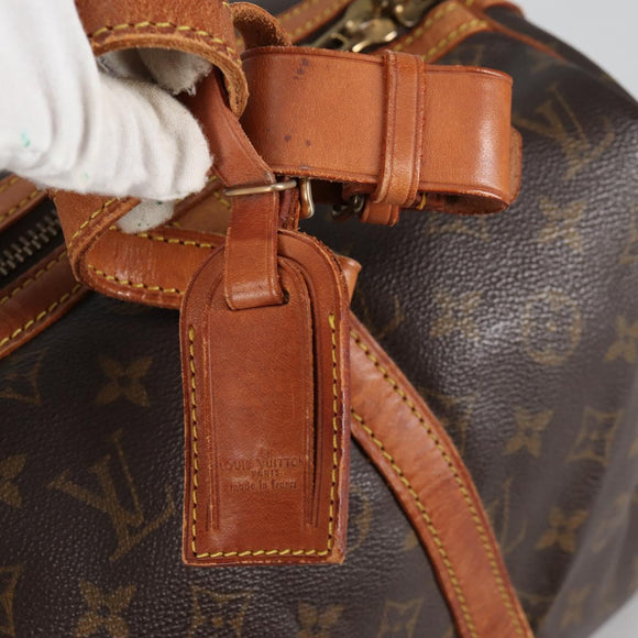 LOUIS VUITTON Monogram Sac Souple 35 Boston Bag M41626 LV Auth 140038