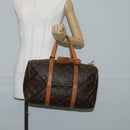 LOUIS VUITTON Monogram Sac Souple 35 Boston Bag M41626 LV Auth 140038-21