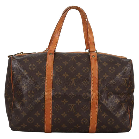 LOUIS VUITTON Monogram Sac Souple 35 Boston Bag M41626 LV Auth 140038