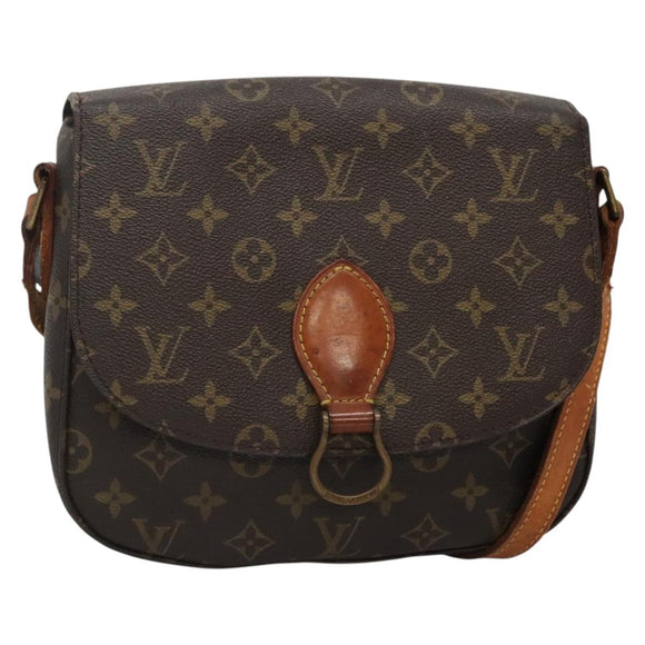 LOUIS VUITTON Monogram Saint Cloud GM Shoulder Bag M51242 LV Auth 140046