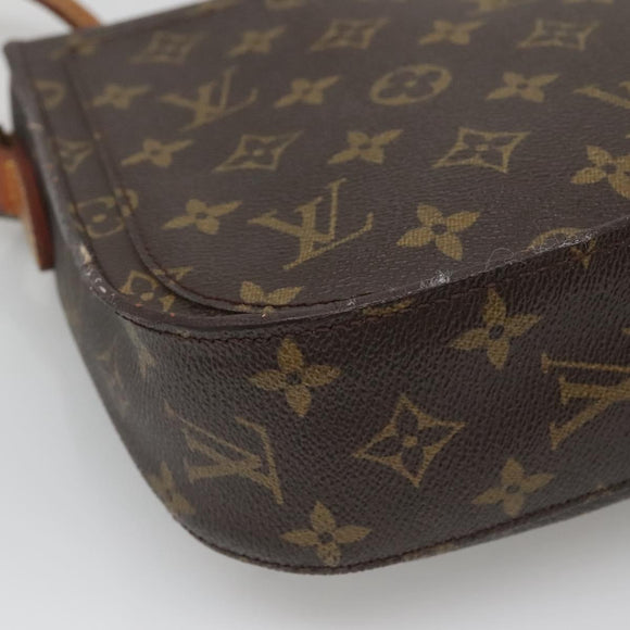 LOUIS VUITTON Monogram Saint Cloud GM Shoulder Bag M51242 LV Auth 140046