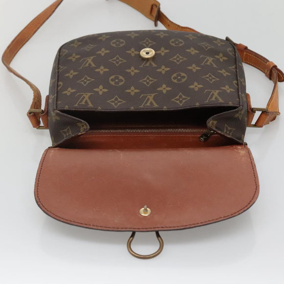 LOUIS VUITTON Monogram Saint Cloud GM Shoulder Bag M51242 LV Auth 140046