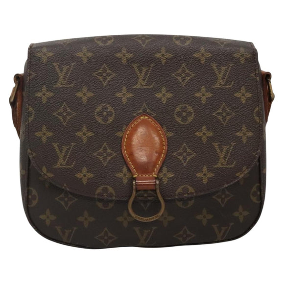 LOUIS VUITTON Monogram Saint Cloud GM Shoulder Bag M51242 LV Auth 140046