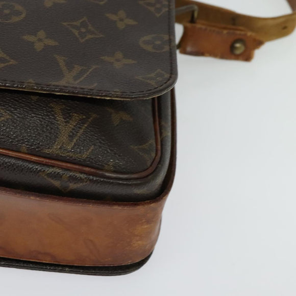 LOUIS VUITTON Monogram Cartouchiere GM Shoulder Bag M51252 LV Auth 140048