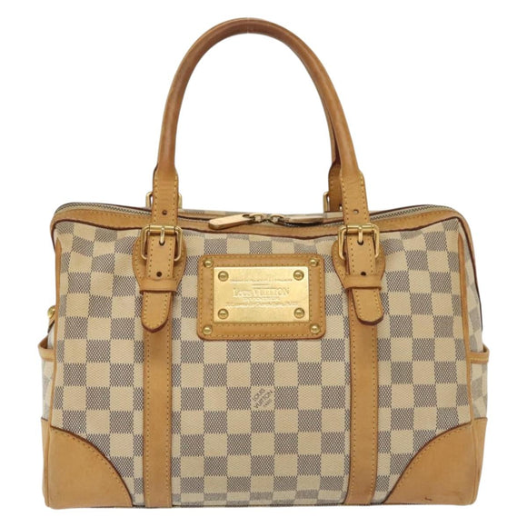 LOUIS VUITTON Damier Azur Berkeley Hand Bag N52001 LV Auth 140060