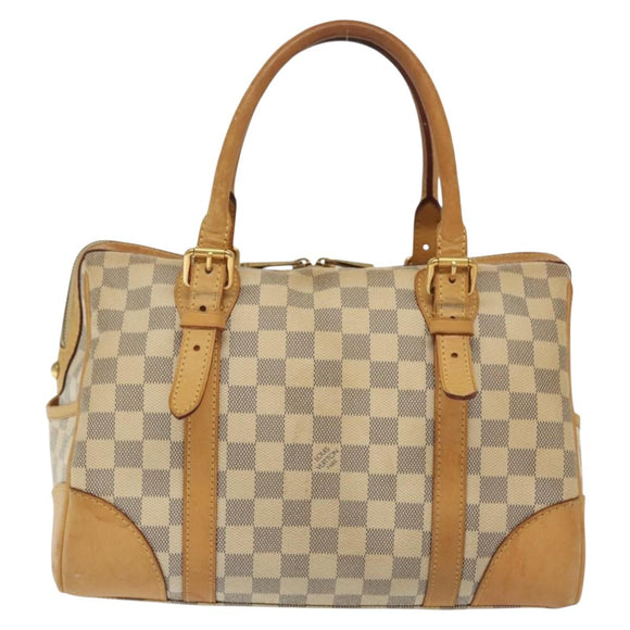 LOUIS VUITTON Damier Azur Berkeley Hand Bag N52001 LV Auth 140060