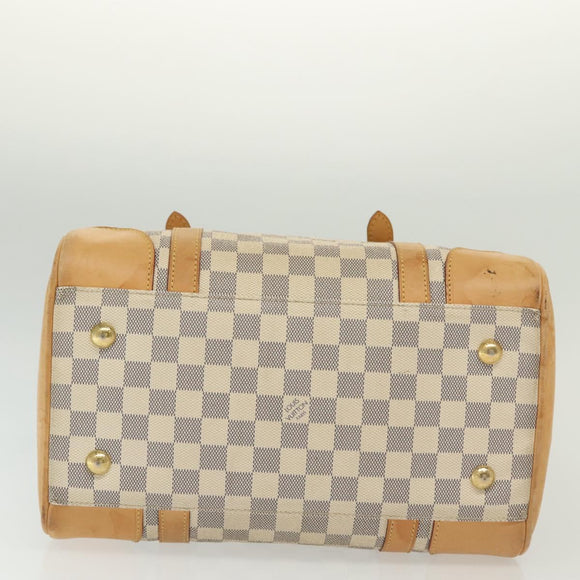 LOUIS VUITTON Damier Azur Berkeley Hand Bag N52001 LV Auth 140060