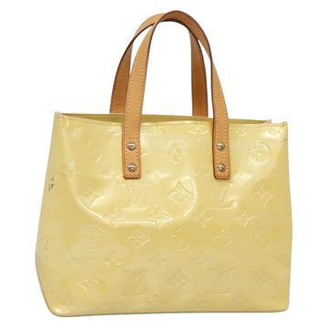 LOUIS VUITTON Monogram Vernis Reade PM Hand Bag Perle M91336 LV Auth 140064
