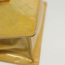 LOUIS VUITTON Monogram Vernis Spring Street Hand Bag Gris M91029 LV Auth 140066-14