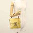 LOUIS VUITTON Monogram Vernis Spring Street Hand Bag Gris M91029 LV Auth 140066-24