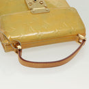 LOUIS VUITTON Monogram Vernis Spring Street Hand Bag Gris M91029 LV Auth 140066-6