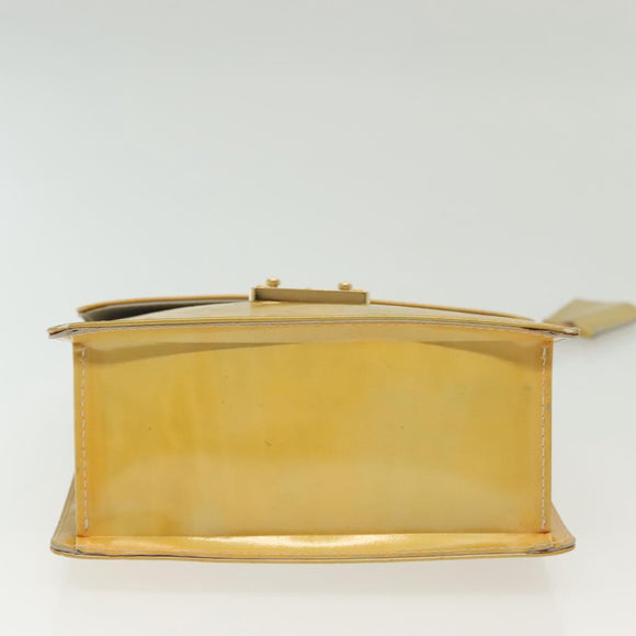 LOUIS VUITTON Monogram Vernis Spring Street Hand Bag Gris M91029 LV Auth 140066