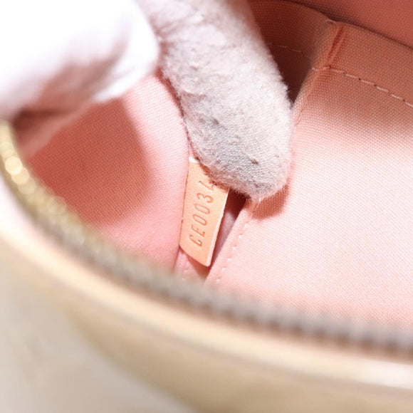 LOUIS VUITTON Vernis Sullivan Vertical Bag Marshmallow Pink M91298 Auth 140067