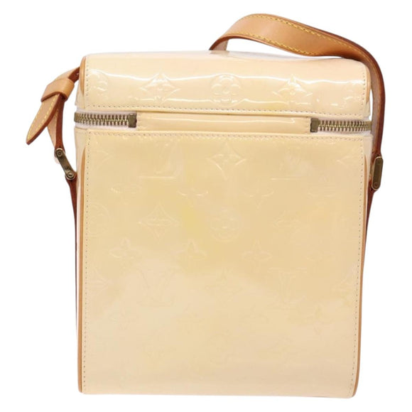 LOUIS VUITTON Vernis Sullivan Vertical Bag Marshmallow Pink M91298 Auth 140067