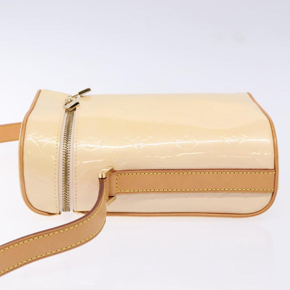 LOUIS VUITTON Vernis Sullivan Vertical Bag Marshmallow Pink M91298 Auth 140067