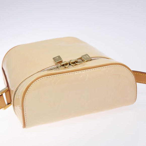 LOUIS VUITTON Vernis Sullivan Vertical Bag Marshmallow Pink M91298 Auth 140067