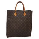 LOUIS VUITTON Monogram Sac Plat Hand Bag M51140 LV Auth 140069-1