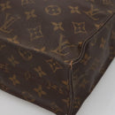 LOUIS VUITTON Monogram Sac Plat Hand Bag M51140 LV Auth 140069-10