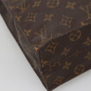 LOUIS VUITTON Monogram Sac Plat Hand Bag M51140 LV Auth 140069-11
