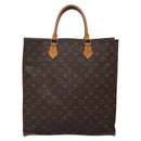 LOUIS VUITTON Monogram Sac Plat Hand Bag M51140 LV Auth 140069-2