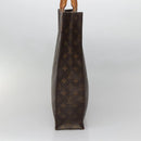 LOUIS VUITTON Monogram Sac Plat Hand Bag M51140 LV Auth 140069-4