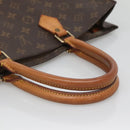 LOUIS VUITTON Monogram Sac Plat Hand Bag M51140 LV Auth 140069-7