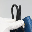 LOUIS VUITTON Epi Petit Noe Shoulder Bag Bicolor Black Blue M44152 Auth 140073-15