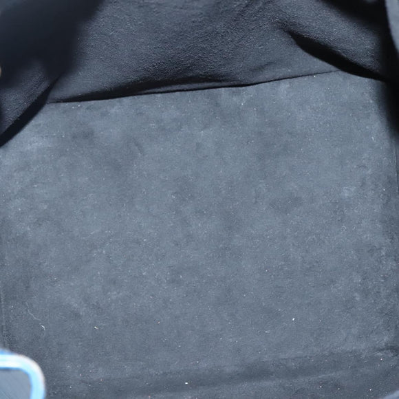 LOUIS VUITTON Epi Petit Noe Shoulder Bag Bicolor Black Blue M44152 Auth 140073