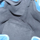 LOUIS VUITTON Epi Petit Noe Shoulder Bag Bicolor Black Blue M44152 Auth 140073-17