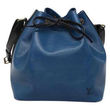 LOUIS VUITTON Epi Petit Noe Shoulder Bag Bicolor Black Blue M44152 Auth 140073 - 0