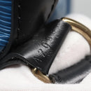 LOUIS VUITTON Epi Petit Noe Shoulder Bag Bicolor Black Blue M44152 Auth 140073-20