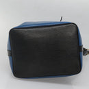 LOUIS VUITTON Epi Petit Noe Shoulder Bag Bicolor Black Blue M44152 Auth 140073-9