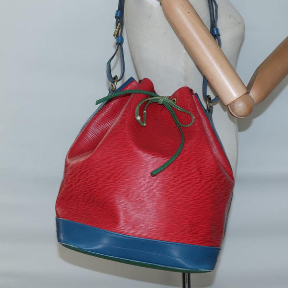 LOUIS VUITTON Epi Toriko color Noe Bag Red Blue Green M44084 LV Auth 140074