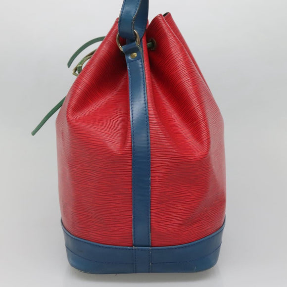LOUIS VUITTON Epi Toriko color Noe Bag Red Blue Green M44084 LV Auth 140074