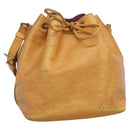 LOUIS VUITTON Epi Petit Noe Shoulder Bag Yellow M44109 LV Auth 140076-1