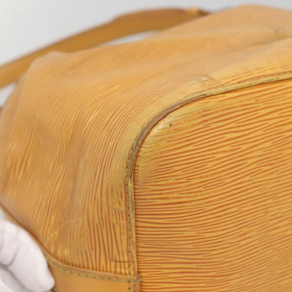 LOUIS VUITTON Epi Petit Noe Shoulder Bag Yellow M44109 LV Auth 140076