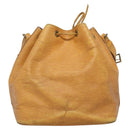 LOUIS VUITTON Epi Petit Noe Shoulder Bag Yellow M44109 LV Auth 140076-3