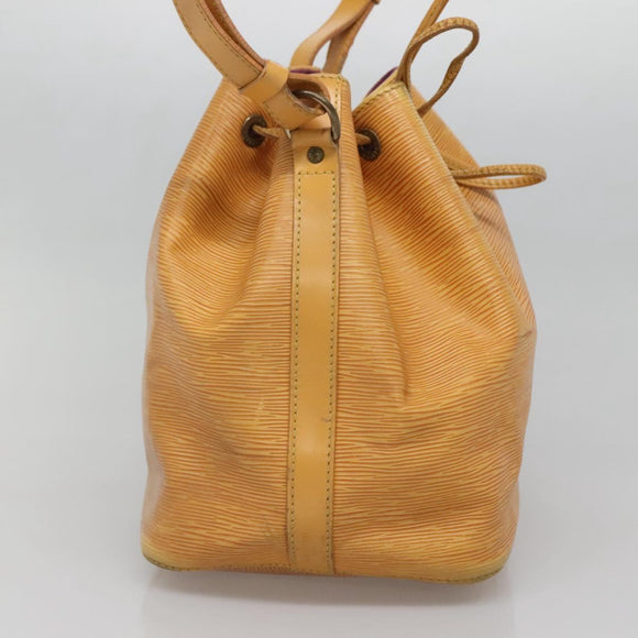 LOUIS VUITTON Epi Petit Noe Shoulder Bag Yellow M44109 LV Auth 140076