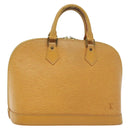 LOUIS VUITTON Epi Alma Hand Bag Yellow M52149 LV Auth 140078-1