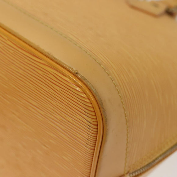 LOUIS VUITTON Epi Alma Hand Bag Yellow M52149 LV Auth 140078