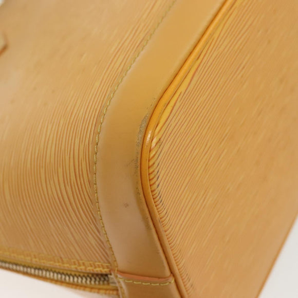 LOUIS VUITTON Epi Alma Hand Bag Yellow M52149 LV Auth 140078