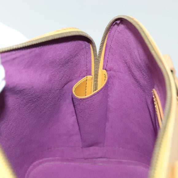 LOUIS VUITTON Epi Alma Hand Bag Yellow M52149 LV Auth 140078