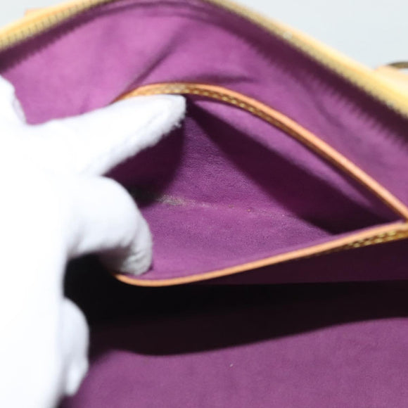 LOUIS VUITTON Epi Alma Hand Bag Yellow M52149 LV Auth 140078