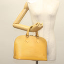 LOUIS VUITTON Epi Alma Hand Bag Yellow M52149 LV Auth 140078-22