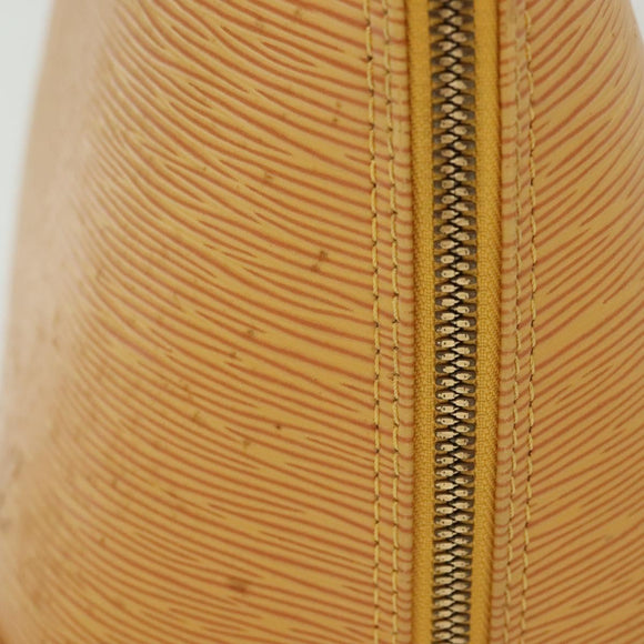 LOUIS VUITTON Epi Alma Hand Bag Yellow M52149 LV Auth 140078