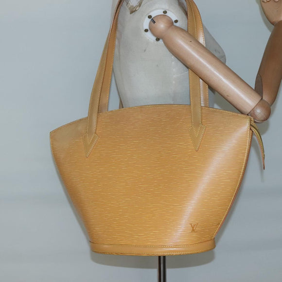 LOUIS VUITTON Epi Saint Jacques Shopping Shoulder Bag Yellow M52269 Auth 140079