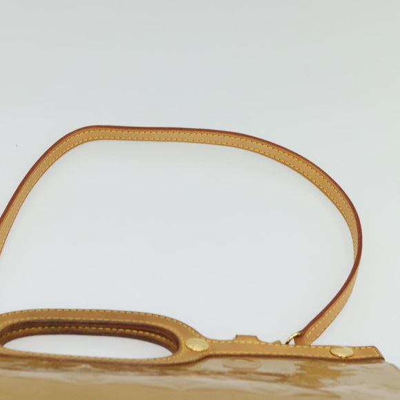 LOUIS VUITTON Monogram Vernis Roxbury Drive Bag 2Way Noisette M91372 Auth 140081