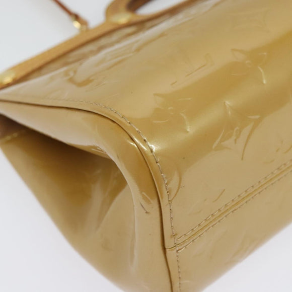 LOUIS VUITTON Monogram Vernis Roxbury Drive Bag 2Way Noisette M91372 Auth 140081