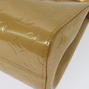 LOUIS VUITTON Monogram Vernis Roxbury Drive Bag 2Way Noisette M91372 Auth 140081-10