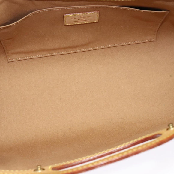 LOUIS VUITTON Monogram Vernis Roxbury Drive Bag 2Way Noisette M91372 Auth 140081